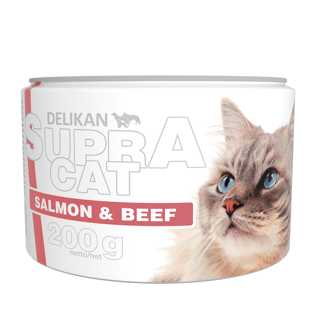 Konzerva SUPRA CAT - Salmon & Beef